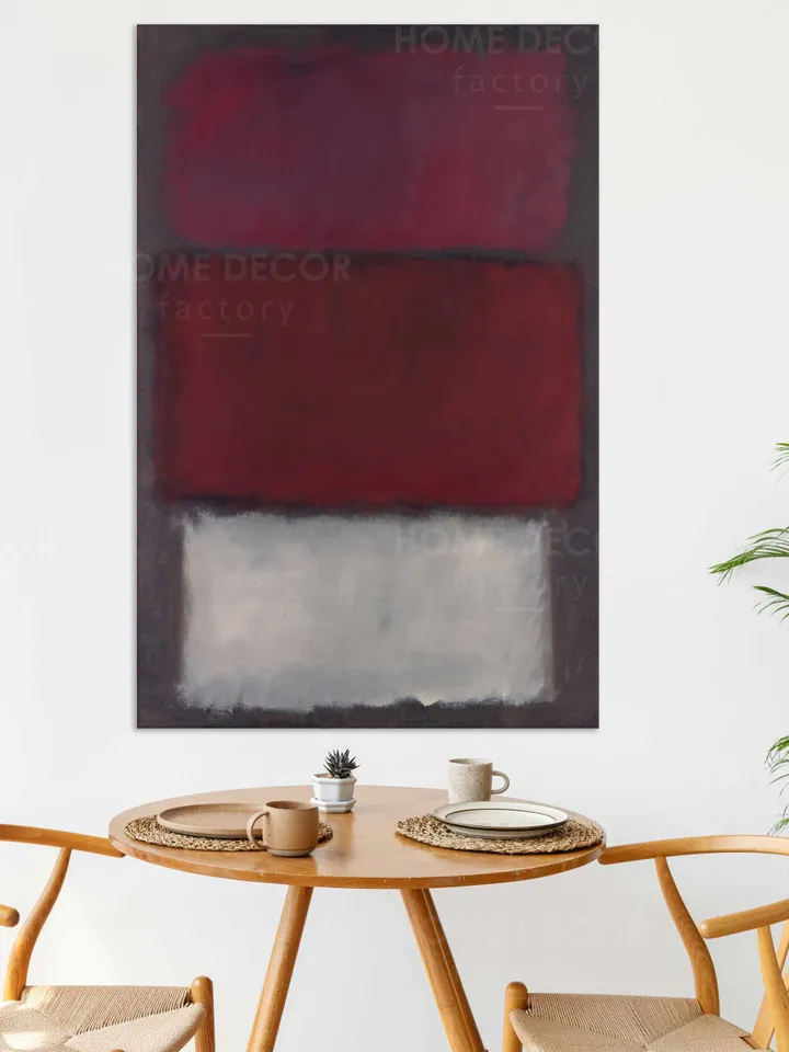 MARK ROTHKO Purple red white print Untitled, 1960 Paintings canvas print minimalism color field abstract print american abstract