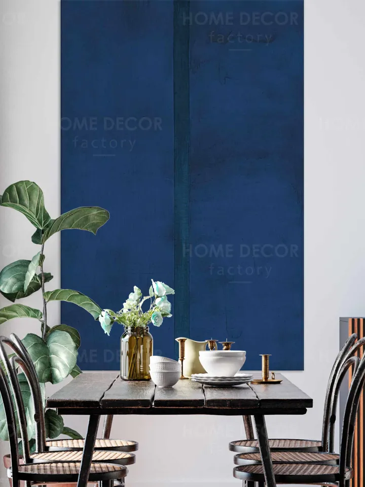 Deep Blue Mark Rothko Reproduction Modern wall decor print Navy blue Abstract minimalism painting art Modern expressionism