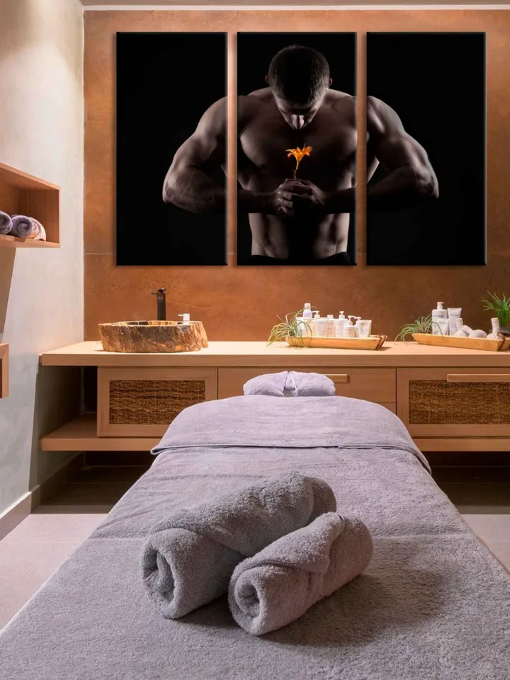 Sports Wall Decor Gym wall art Motivation Art Fitness Wall decor Muscular body art Bodybuilding Motivational Fitness canvas print