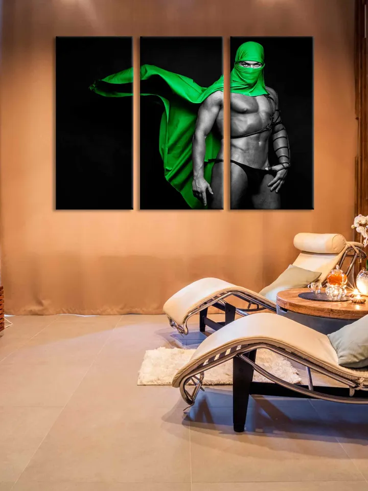 Nudeart man Nudeart erotica Erotic poster Print Black & light green Male Nudity Bodyscape with Penis Nudity boy Print Bedroom sex decor
