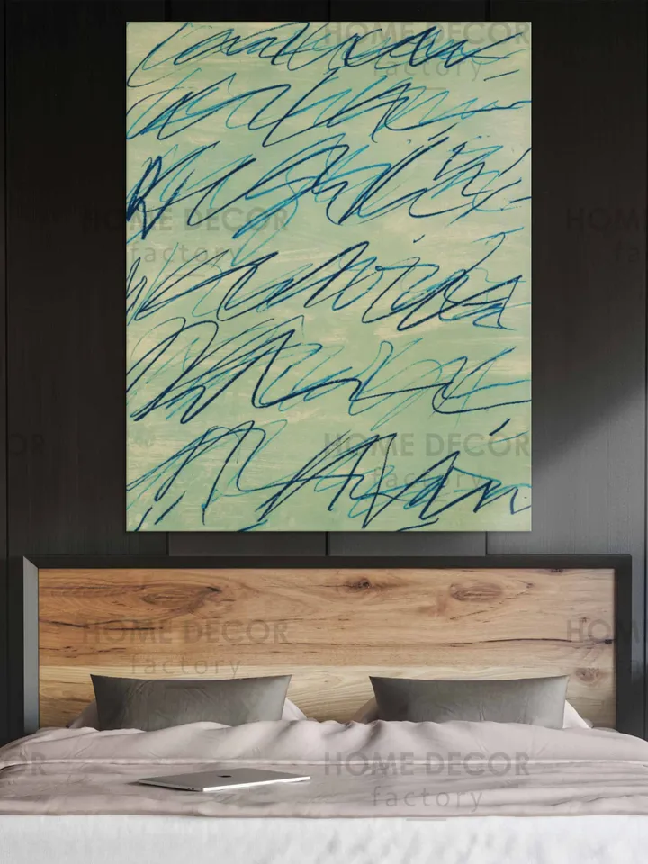 CY Twombly Roman notes Reproduction canvas Print Moder Art Expressionism Abstract minimalism CY Twombly Vintage Poster Exhibition Canvas Art