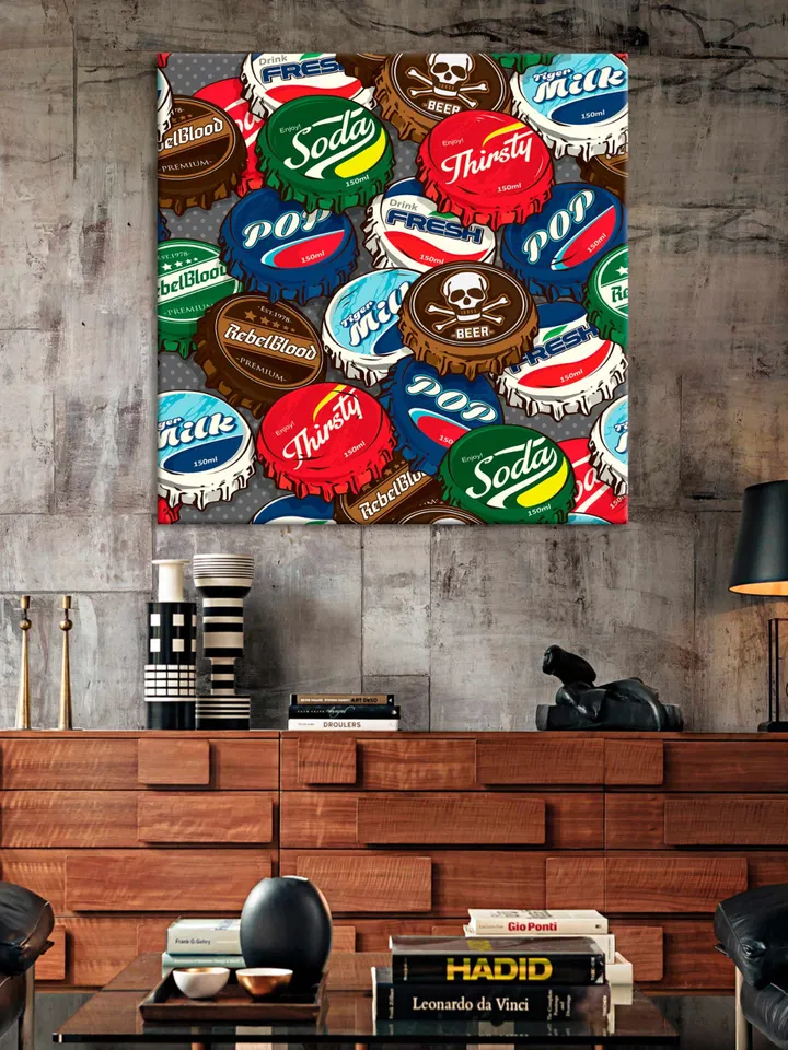 Mr Artist style Pop Art Modern decor Urban art Graffiti Street wall art Pop art Graffiti print Decor Artist style Retro poster