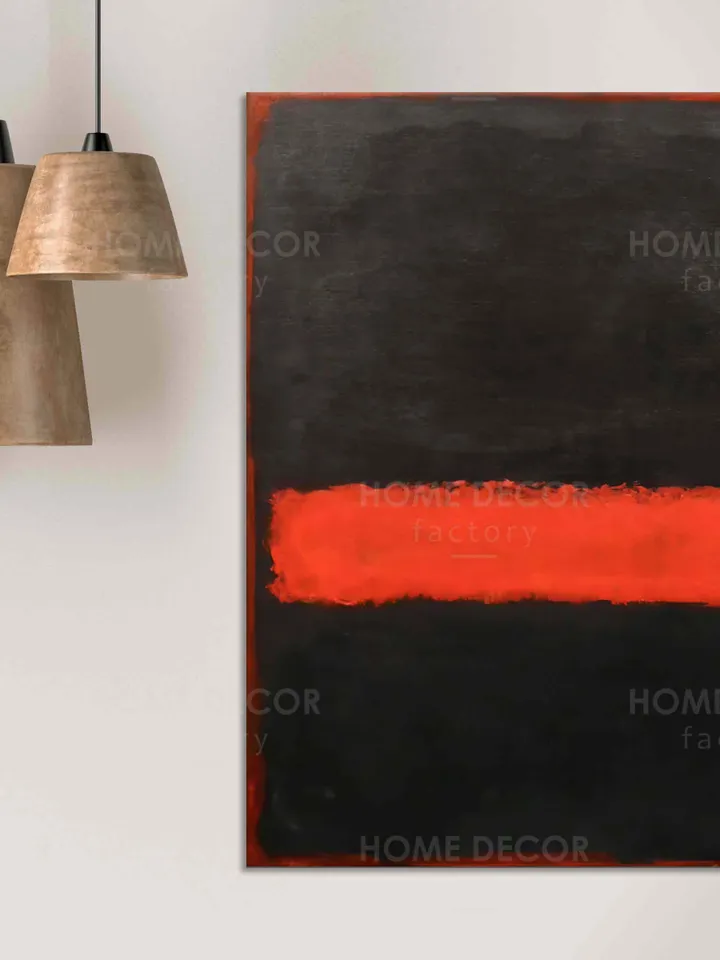 Mark Rothko Calm Before the storm Canvas print Abstract minimalism painting Abstract expressionism Rothko poster Modern wall decor Rothko