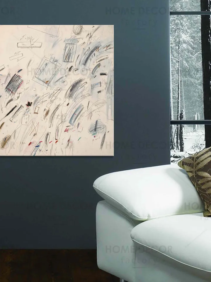 CY Twombly Bolsena Reproduction canvas print Moder Art Minimal Art Expressionism Abstract minimalism painting Abstract art Modern painting