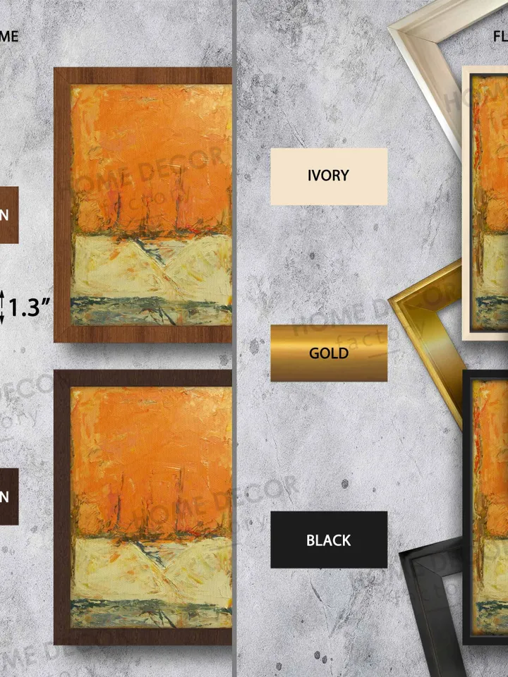 Mark Rothko Orange and yellow Fine Art Reproduction painting Abstract modern wall art home decor Modern painting Decor for Living Room
