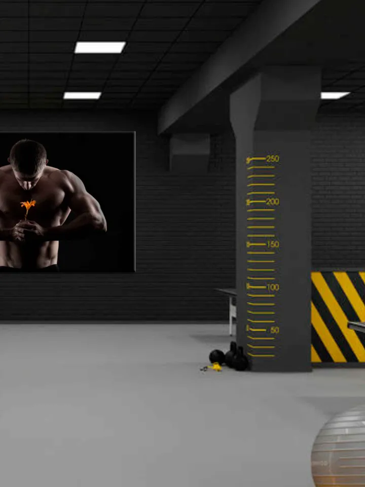 Sports Wall Decor Gym wall art Motivation Art Fitness Wall decor Muscular body art Bodybuilding Motivational Fitness canvas print