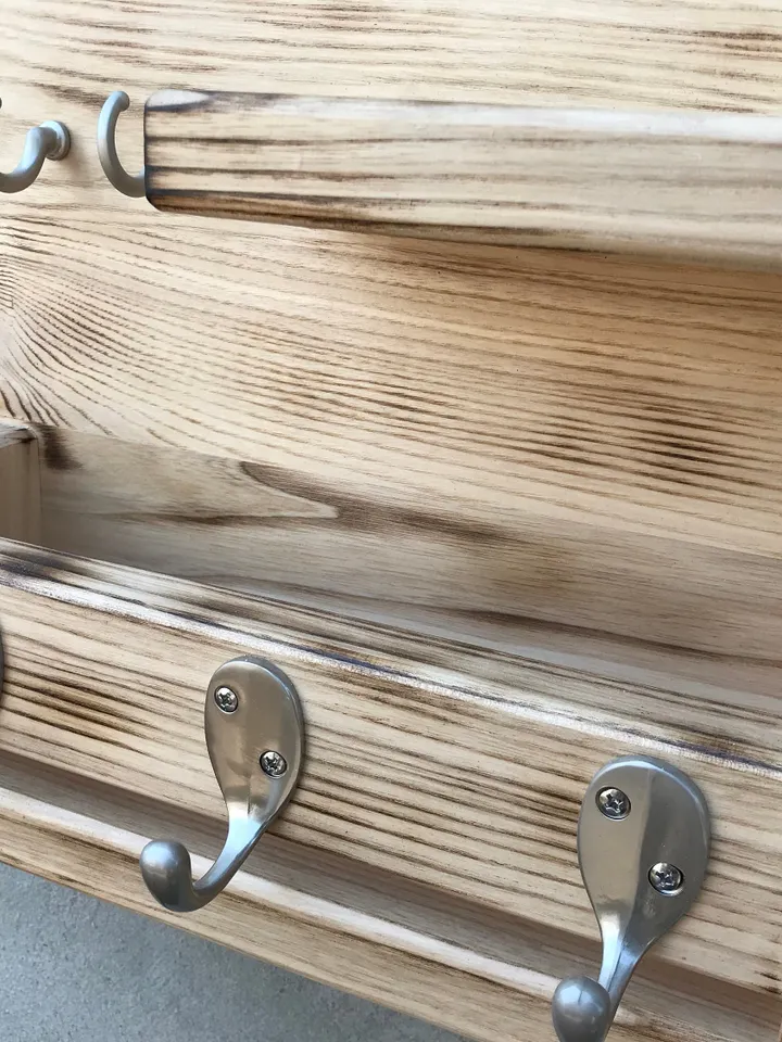 Handmade wooden mail organizer Rustic organizer Rustic Shelving Timber Boards Reclaimed Sanded Scaffold Board Wooden Shelf Farmhouse Decor