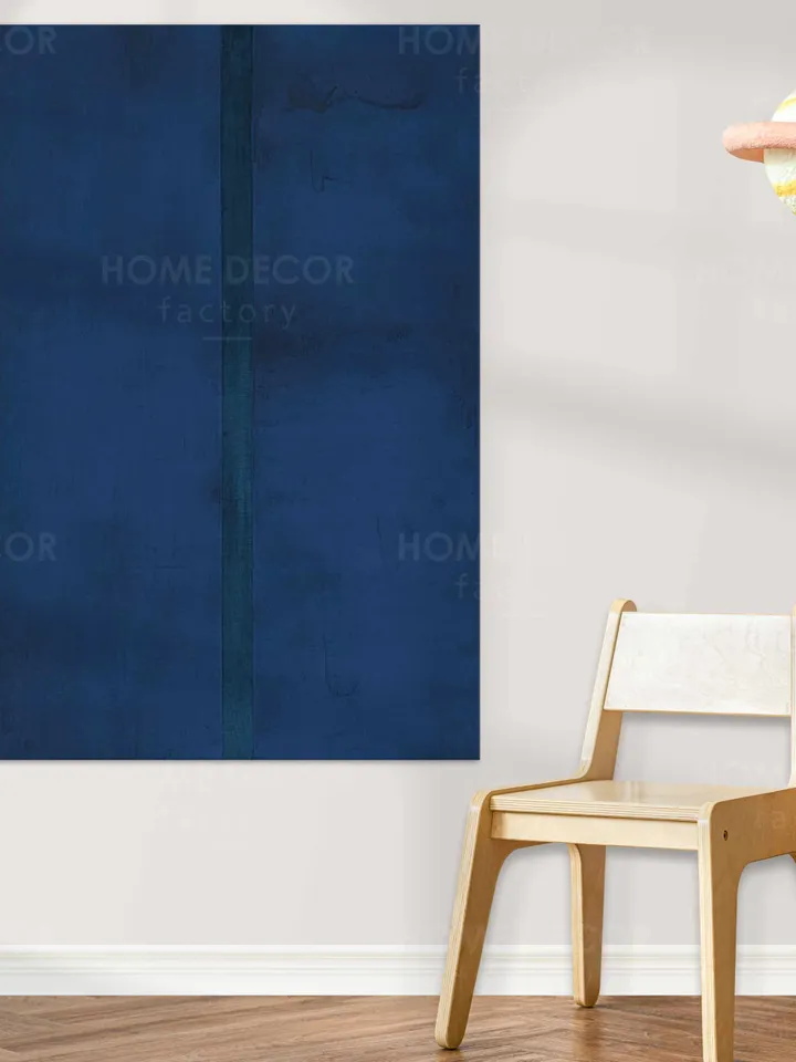 Deep Blue Mark Rothko Reproduction Modern wall decor print Navy blue Abstract minimalism painting art Modern expressionism