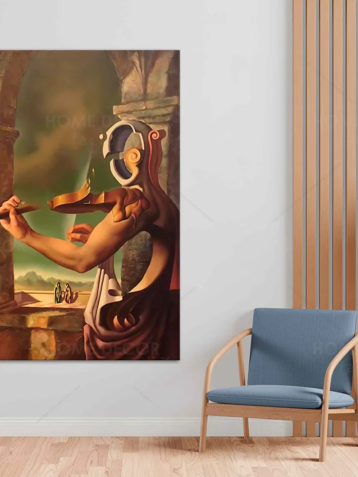 Music at Night and Other Essays Art Vito Campanella Surrealist Canvas Art Abstract Wall Decor Modern Abstrac Vintage Exhibition Canvas Art