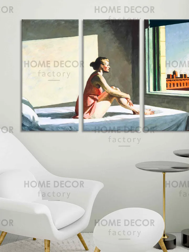 Morning Sun Edward Hoppe Wall decor Edward Hopper Print Canvas Home decor Edward Hopper retro poster Exhibition Poster Artist decor Large