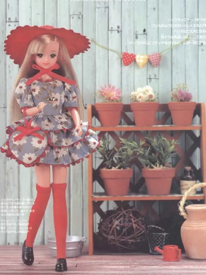 Clothes for Fashionable Dolls Japanese Magazine Sewing Pattern Wardrobe Clothes for Dolls Digital Download PDF