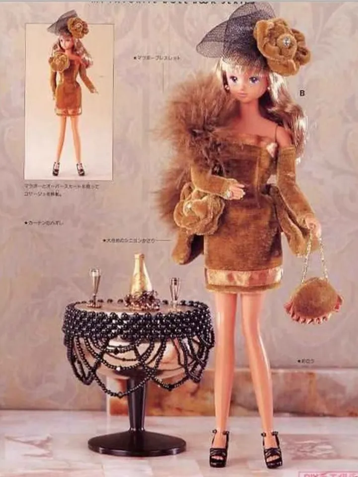 Clothes for Fashionable Dolls Japanese Magazine Sewing Pattern Wardrobe Clothes for Dolls Digital Download PDF