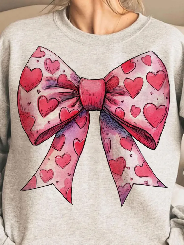 Valentine's day Heart Coquette bow Png, Retro Valentine Shirt Design, Valentine's Day Png, Valentine Love Png, valentine's day bow png