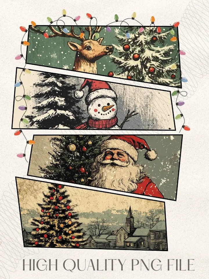 Retro Christmas PNG, Christmas Shirt PNG, Vintage Christmas PNG, Santa Claus png, Christmas Sublimation, Merry Christmas png, T-shirt design