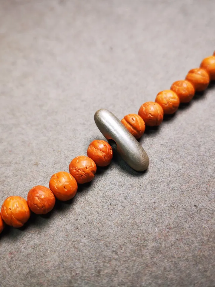 Gandhanra Handmade Tibetan Amulet,Original Vajra Pendant for Mala,Bag Hanging,Prayer Bead Accessories,0.9&quot; × 0.28&quot;