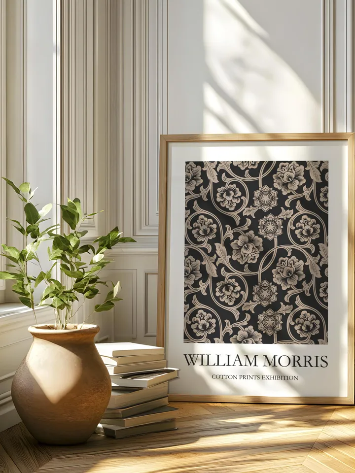 William Morris Style Wall Art Print Museum Poster Home Decor Interior Design Pattern Vintage Painting Textile Gallery Gift Digital Download
