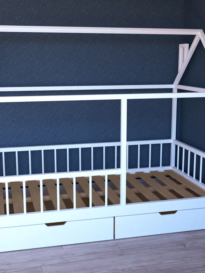 House Bed Plan, PDF, DIY