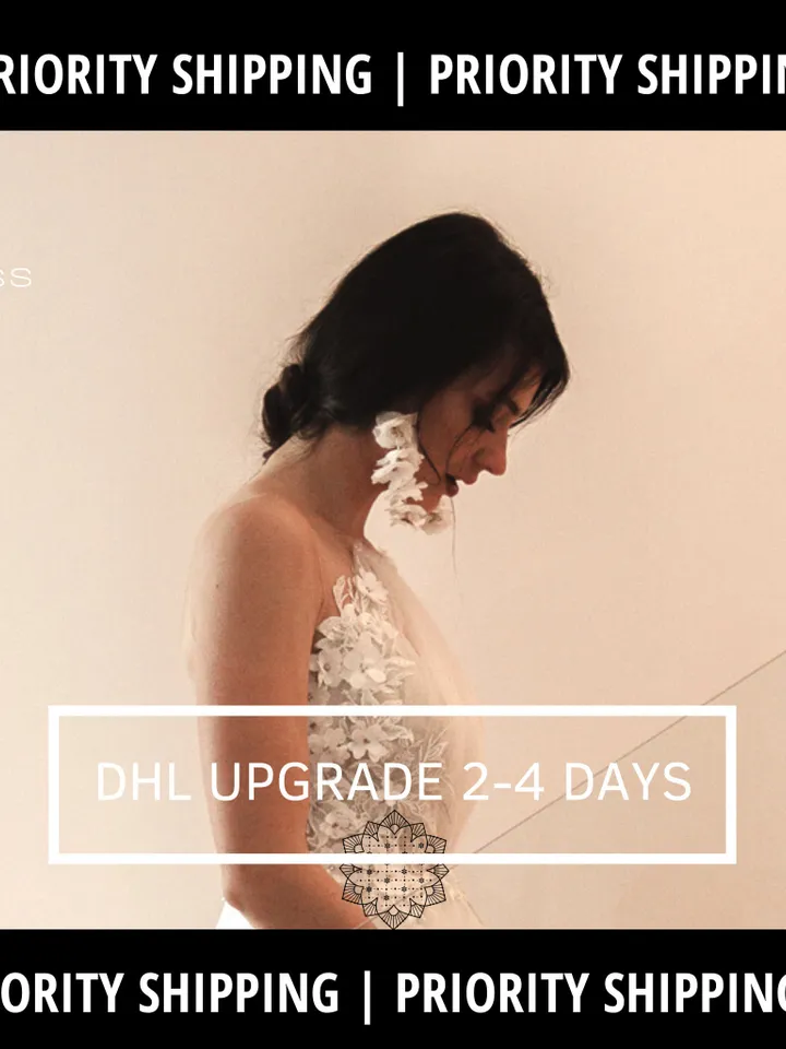 Shipping upgrade DHL Express (earrings), AtelierLuckyDress Wedding Atelier