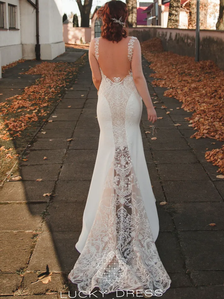 Mermaid wedding dress Sexy bridal gown