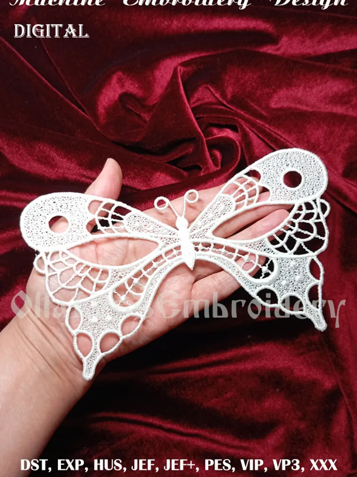 FSL Butterfly Mask embroidery design