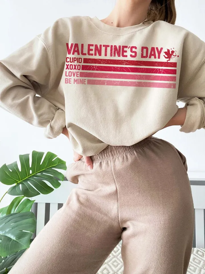 Valentine's Day SVG PNG Grunge Valentine’s Day Trendy Valentine Cut file, be mine cupid png, xoxo retro cut file, trendy vday tshirt