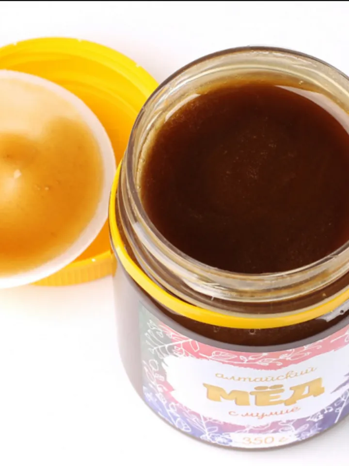 Altai honey with mumie, 350 grams, 6 pieces