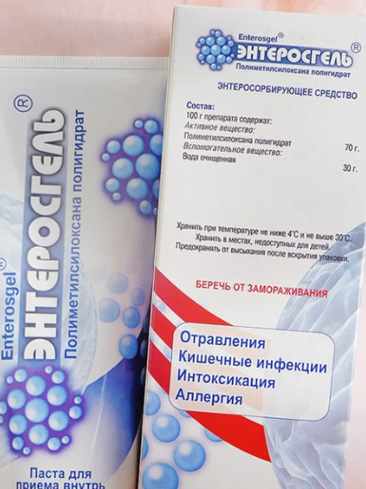 Enterosgel paste for oral administration 225 g against poisoning Enterosgel