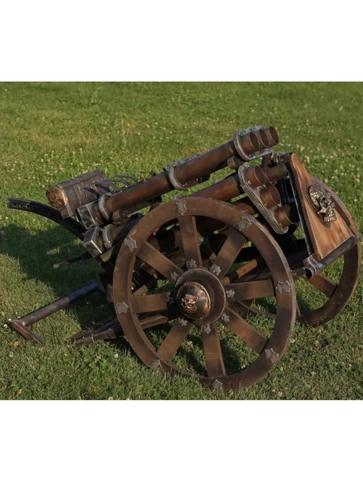 Hellbuster - Toy Cannon on wheels for larp - Warhammer - larping - larp cannon