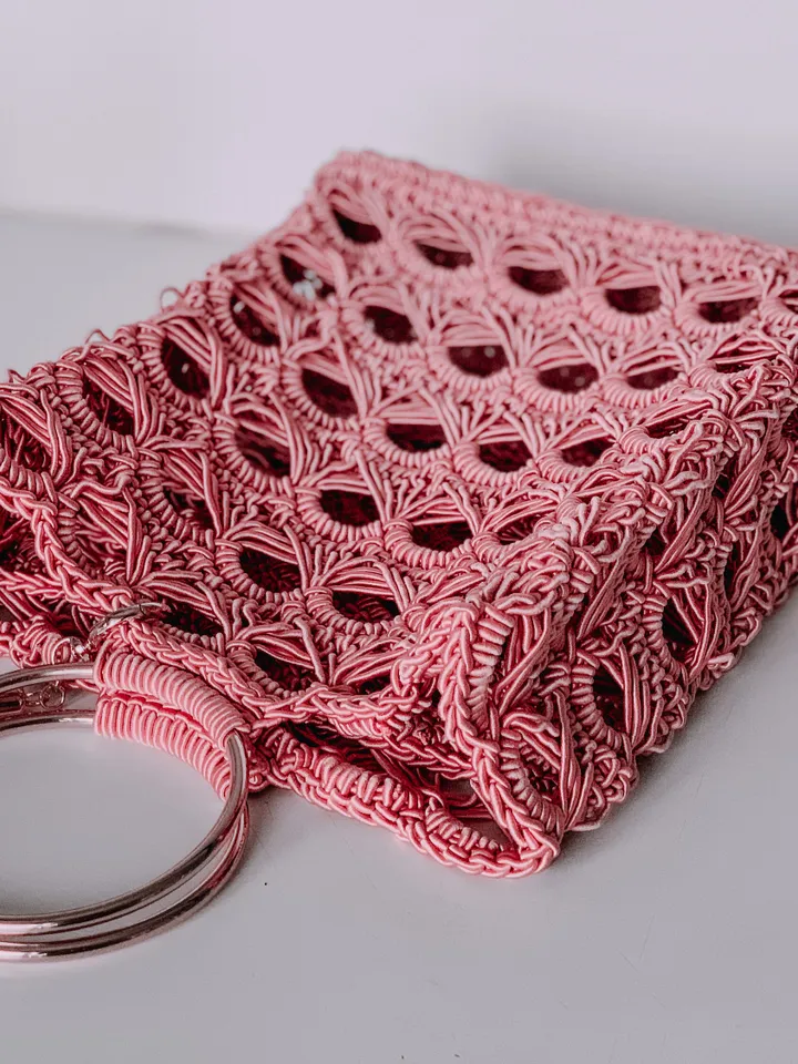 Crochet mesh bag, net avoska bag, market vegan bag, woven bag, eco friendly bag, macrame purse, zero waist