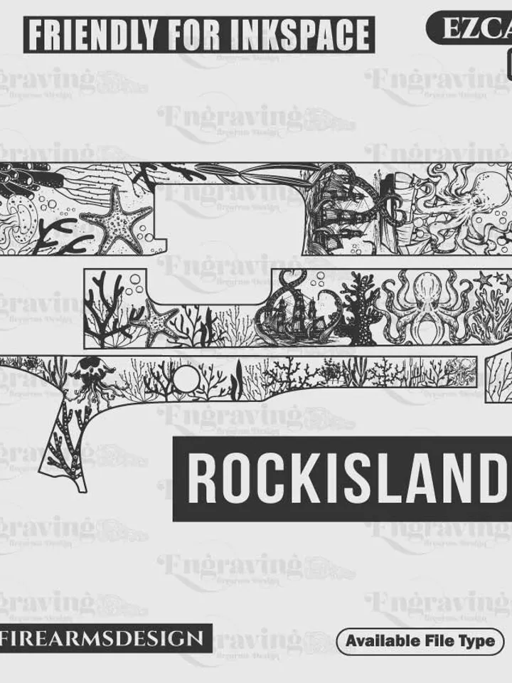 Rockisland1911 Nautical theme design Svg,lasercut,laserengraving,fiberlaser,engravingfiles,laserpattern,engravingdesign,pattern,metalart