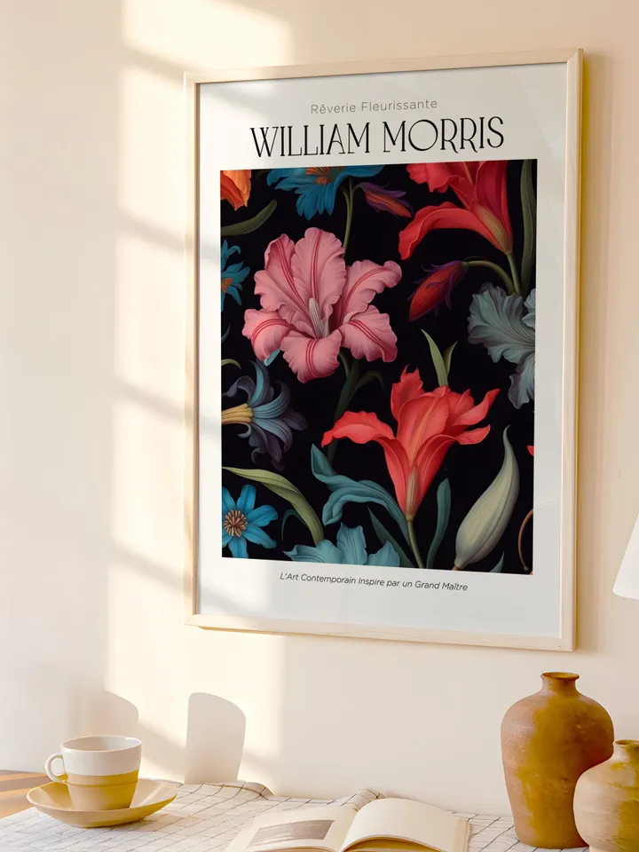 William Morris Wall Art, Vintage Botanical Print, Floral Poster Arts Decor, Digital Download, William Morris Print Digital Download AA8