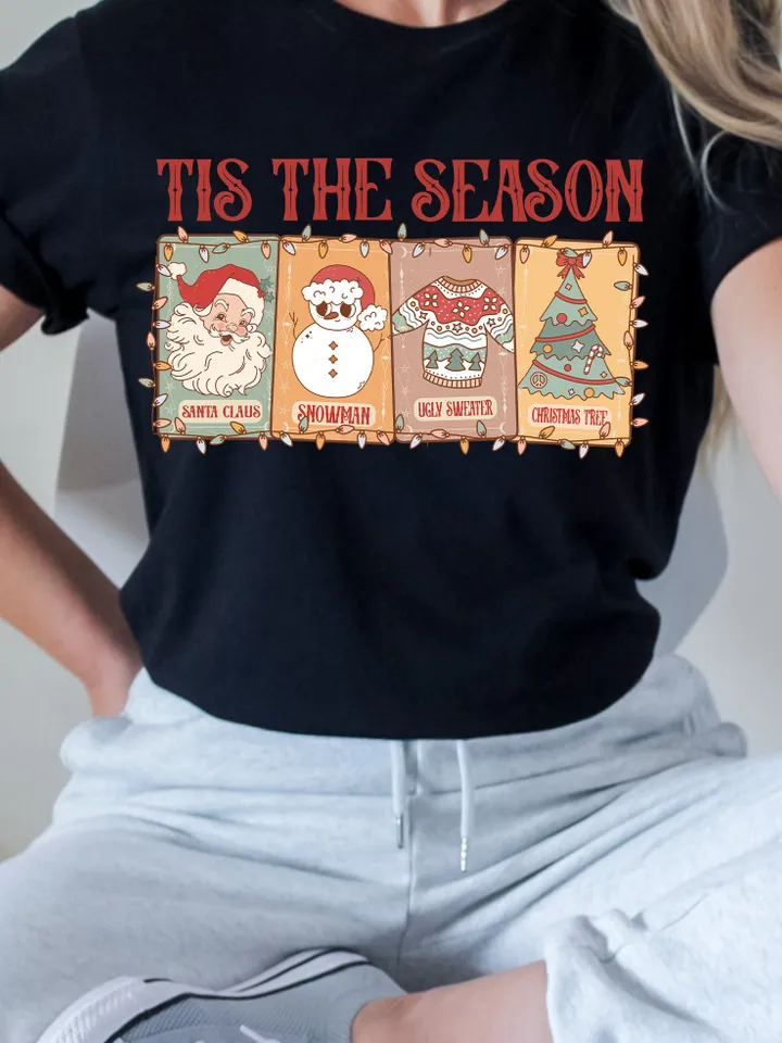 Trendy Bestseller Bundle, Retro Tis The Season PNG, Tarot Santa Claus Png, Groovy Christmas png, Skeleton Christmas, Christmas Png Bundle