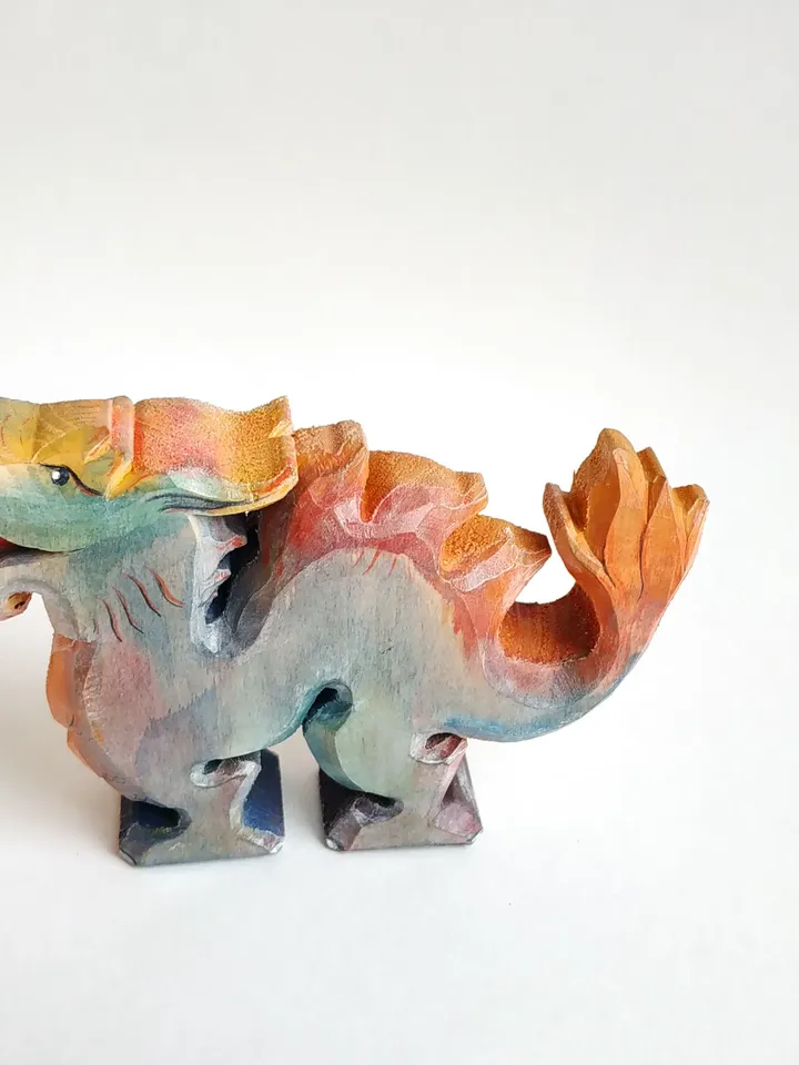 Dragon wooden toy