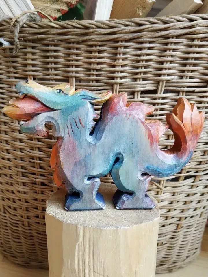 Dragon wooden toy