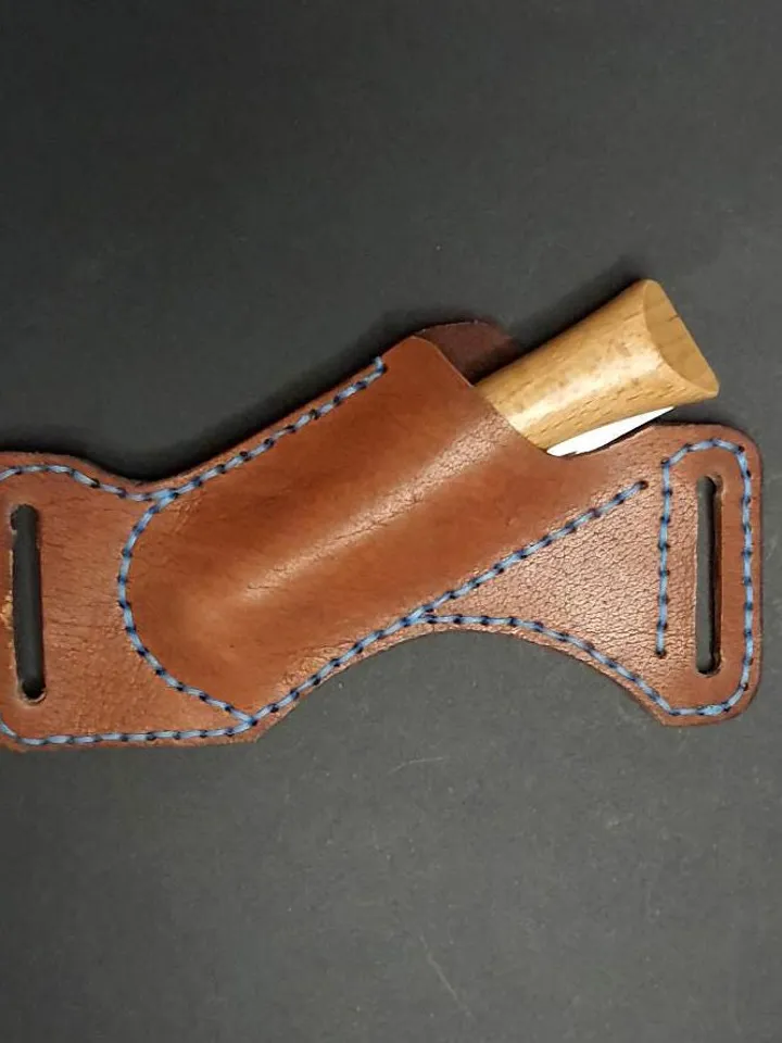 Folding Knife Leather Sheath Organizer EDC Tools fast&easy, pdf pattern sheath, knife sheath, victorinnox, openil, buck, Swiss Army