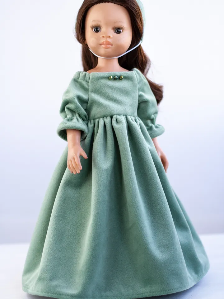Paola Reina doll dress, Dianna Effner Little Darling clothes, 13 inch doll dress waist 13 - 14,5 cm