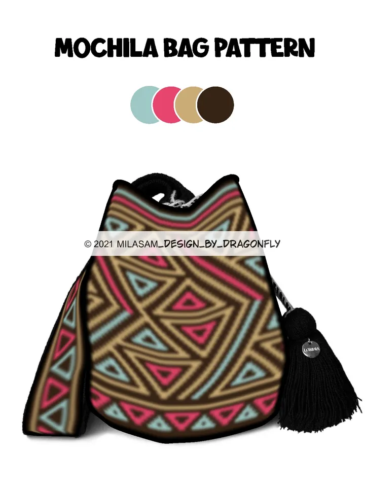 Wayuu mochila bag patterns / Set Traditional
