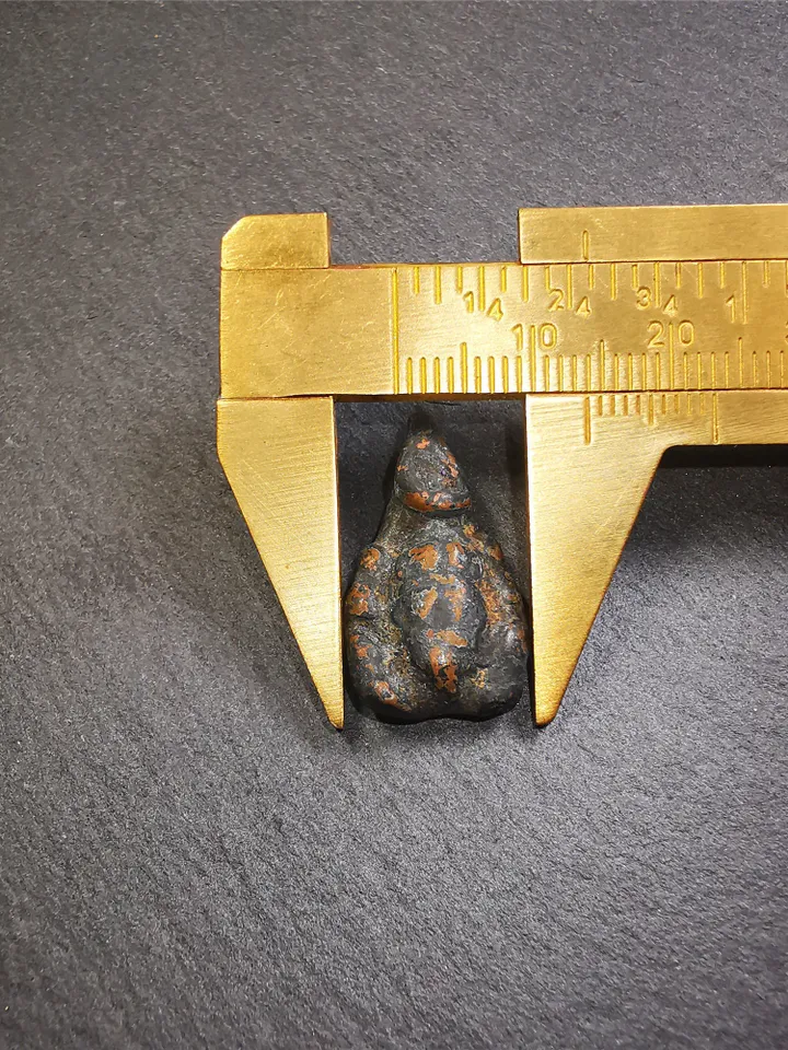 Gandhanra Old Tibetan Amulet,Scorpion Guru of Padmasambhava, Buddhist Scorpion Pendant, Made of Copper,0.95" × 0.55"