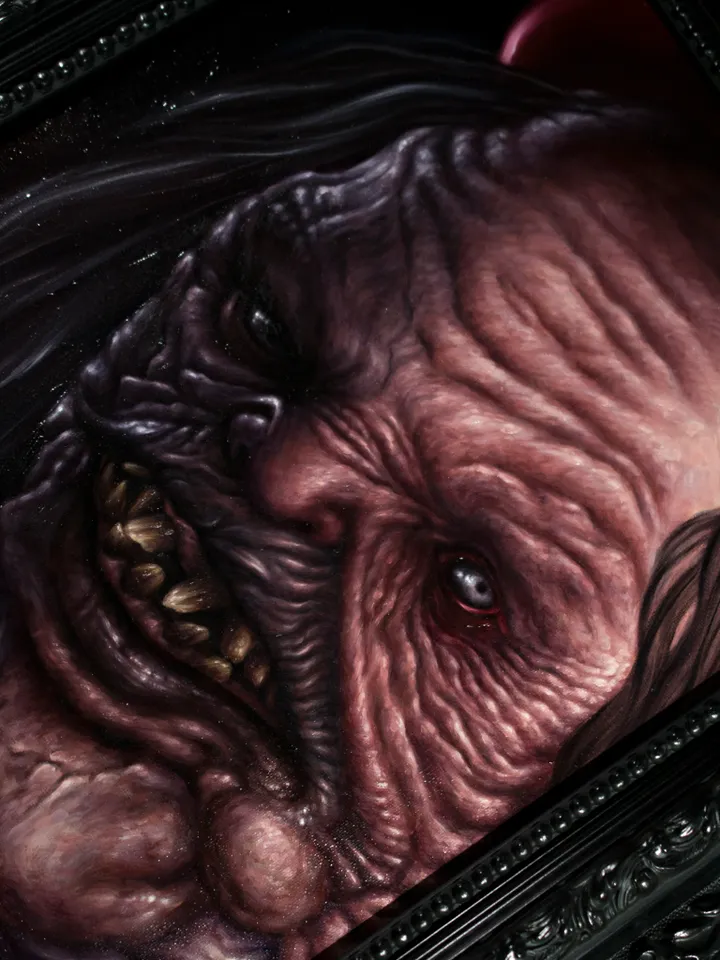Oil painting Resident Evil Salvatore Moreau
