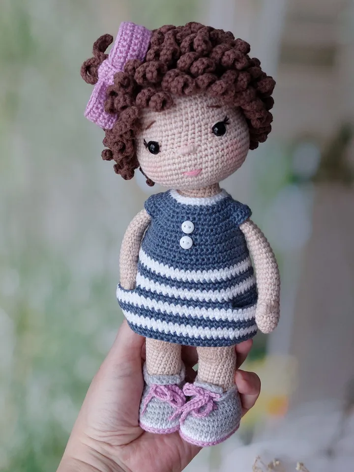 Crochet pattern doll. Tutorial doll. Crochet pattern amigurumi doll. Doll paterns. Doll pattern in english. Amigurumi.