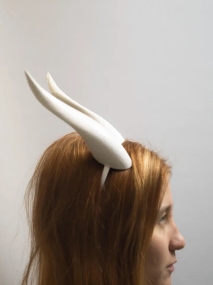 Demon Horns, White Devil Horns, Glow in the Dark Accessories, Horns Headband, Fantasy Cosplay Horns for Halloween