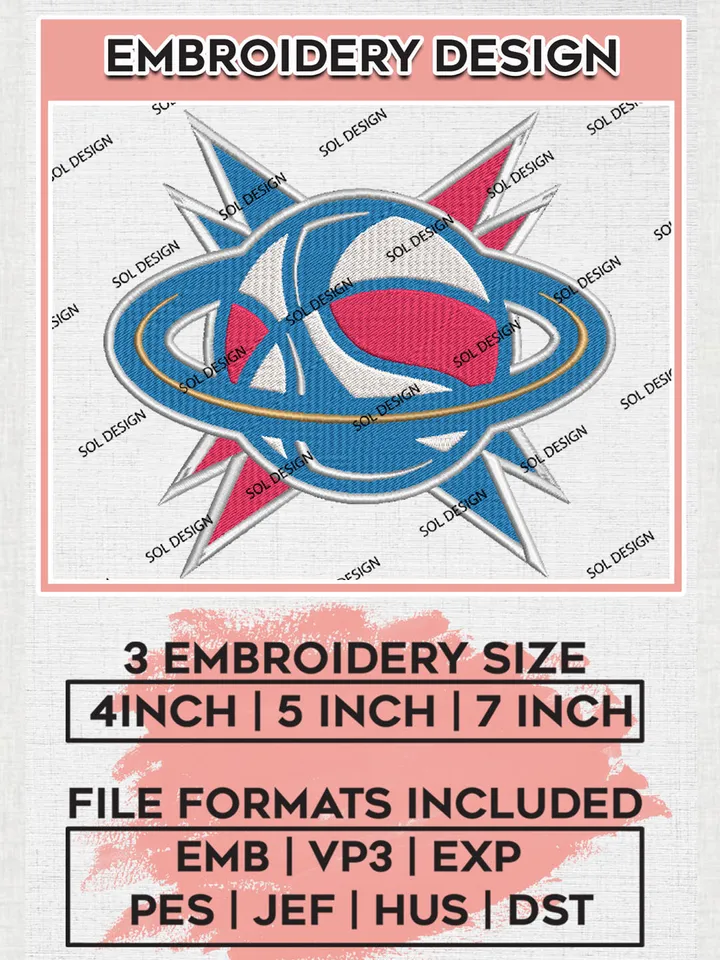 NBA Arkansas RimRockers Team Logo Embroidery Designs, NBA G League Team Embroidery Files, Basketball Machine Embroidery Designs, NBA RimRockers Team Logo, Sport Machine Embroidery Design, Digital Download