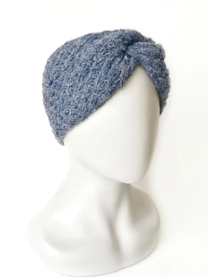 Luxurious Hand-Knit Merino Wool & Cashmere Women's Headband - Soft, Cozy, and Stylish - Shop Now for a Touch of Elegance. FREE SHIPPING!