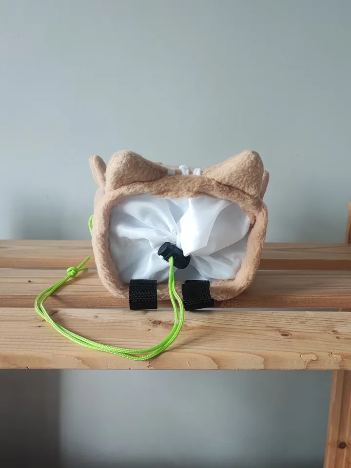 Chalk bag Сat beige for rock climbing