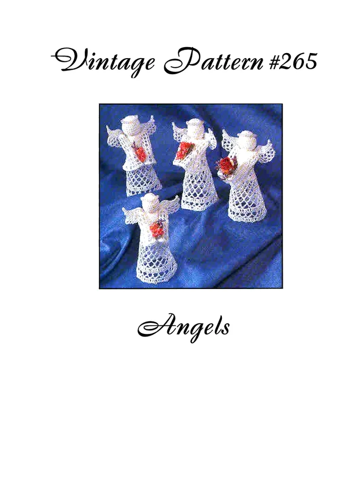 Christmas Angels Vintage Crochet Pattern PDF