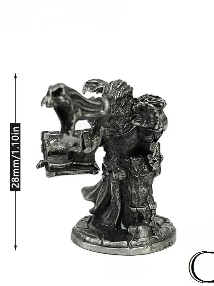 Wraith warriors, copper miniatures 36mm scale, Tabletop Wargaming fantasy miniature figures.