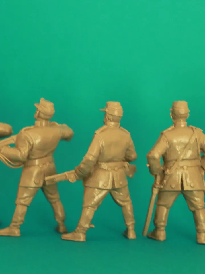 Russian soldiers, Miniatures 54mm scale, Infantry Unit, Tabletop Wargaming miniature figures, toy soldiers