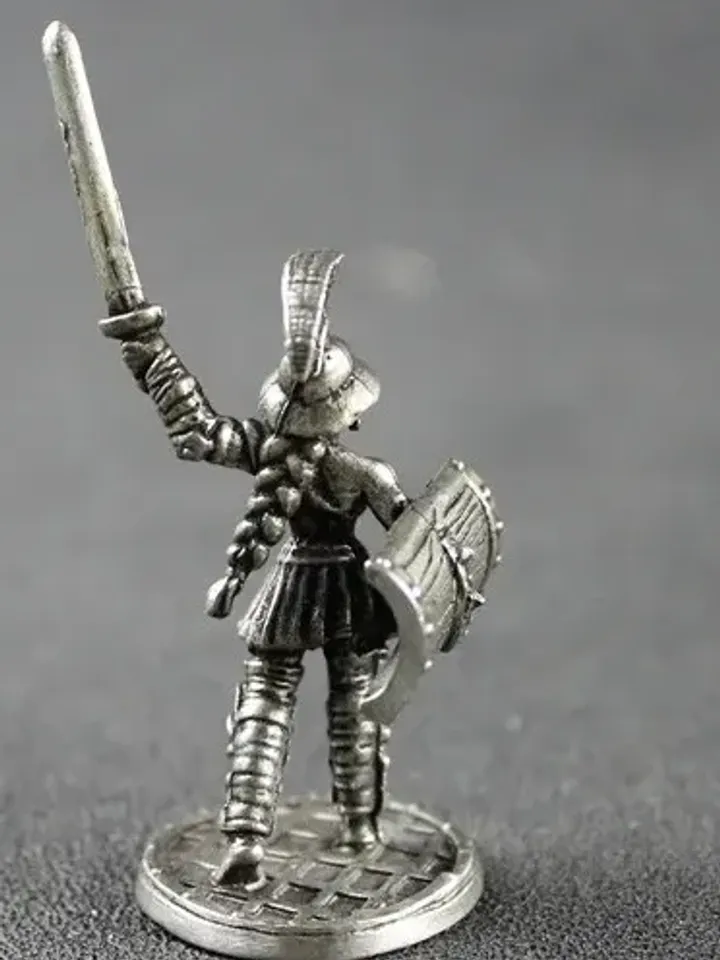Gladiator, myrmillones-spatharii, copper miniature 36mm scale, Tabletop Wargaming miniature figure