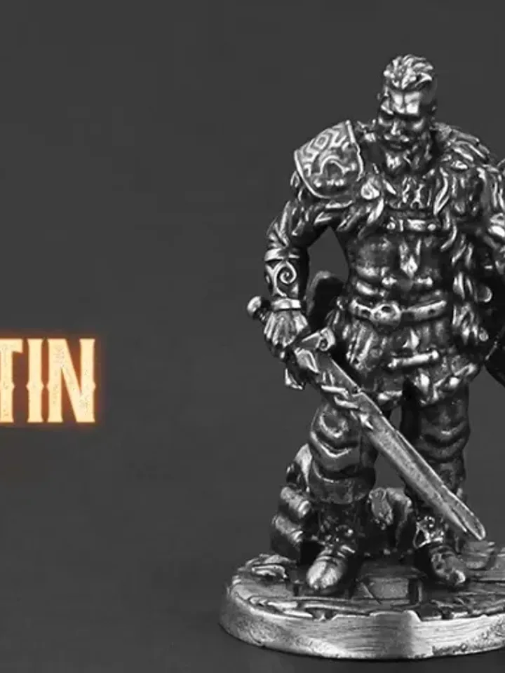 Viking, Scandinavian warrior, Copper Miniatures 36mm scale, Tabletop Wargaming miniature figures.