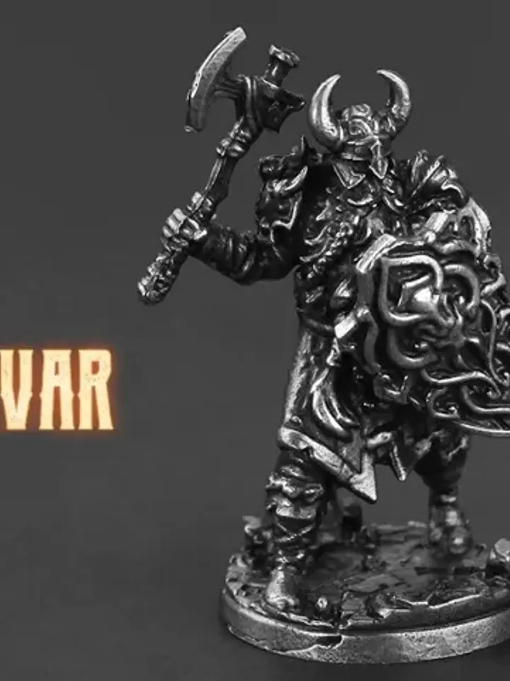 Viking, Scandinavian warrior, Copper Miniatures 36mm scale, Tabletop Wargaming miniature figures.